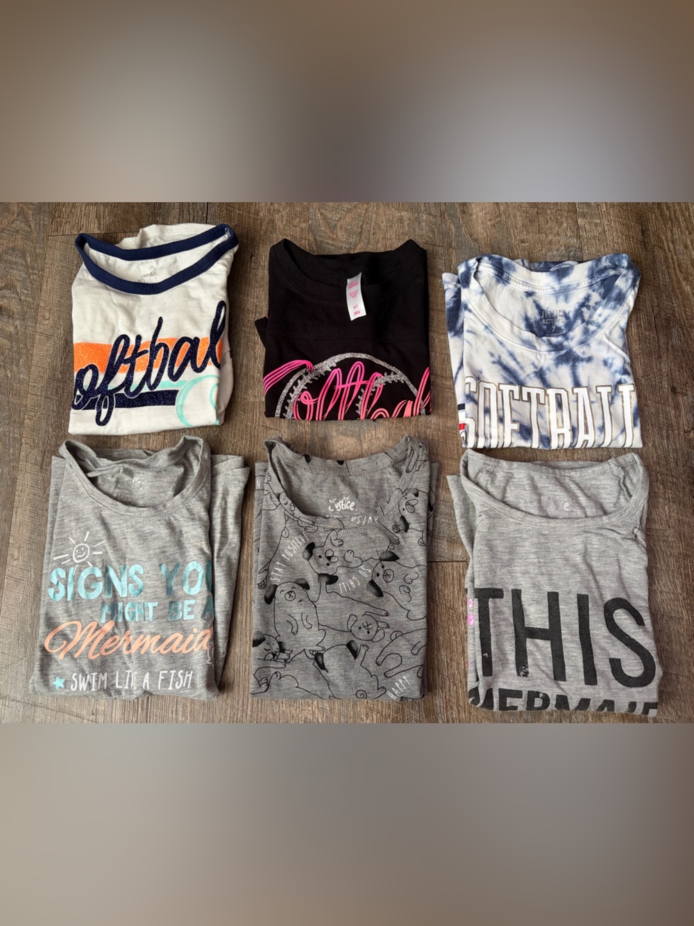 Justice Girls Active / Graphic Tee Bundle - Assorted Colors